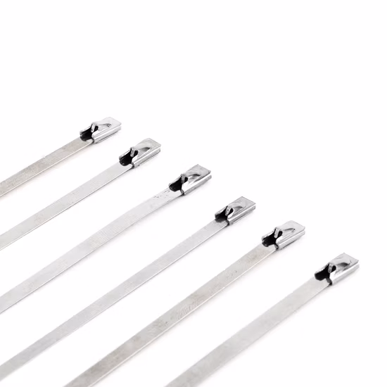 Stainless Steel Cable Tie---304 316 UL Ball Lock Uncoated Cable Tie